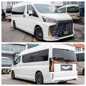 Nuevo Kit de Carrocería LCK Hiace Upgrade <span class=keywords><strong>Kaiser</strong></span> Design, Luces para Capó de Plástico PP, Parachoques, Sin Necesidad de Modificaciones, 2019-2025, 6 Meses - Product Image 6