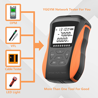Medidor de Potencia Óptica con Localizador Visual de Fallas (VFL), Medidor de Luz de Fibra Óptica FTTH y Probador de Cables, Batería de Iones de Litio, Carga USB