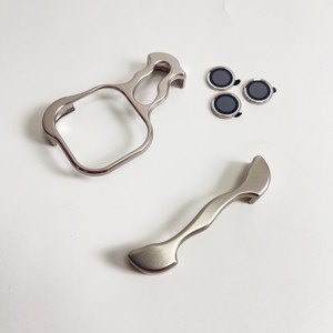 Haute qualité métal coin Pad cadre en aluminium pare-chocs téléphone étui pour <span class=keywords><strong>iphone</strong></span> 17 16 15 Pro Max caméra lentille protecteur couverture - Product Image 3