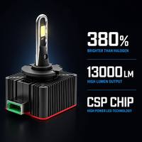 Ampoules de phares LED D1S D1R, luminosité 380 % supérieure, 6000 K, phares LED de voiture avec CANBUS intelligent, installation facile pour BMW E46