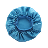 Vente en gros de chapeaux de nuit Offre Spéciale pour femmes logo personnalisé sur les chapeaux de nuit à large bord de couleur unie et à bande élastique