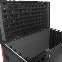 Valise à outils de chariot étanche HDPE personnalisable mallette de protection de sécurité de vol extérieur avec roues OEM ODM