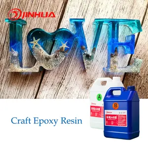 Liquid Clear Crystal Epoxy Resin Risen Art Casting Epoxy Resin And Hadner Liquid For Crafts