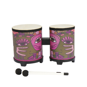 Vente en gros de tambours bongo de 5 pouces et de 6 pouces, tambours à claquettes, instruments de percussion Orff pour enfants - Product Image 1