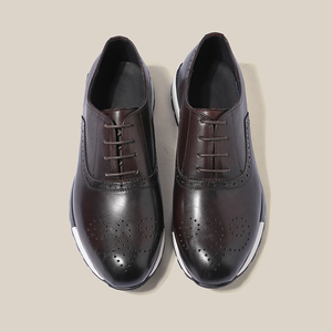 New Style Premium <b>Top</b>-grain Cowhide Casual Shoes Fashion Lightweight Breathable Sports Shoes - Product Image 2