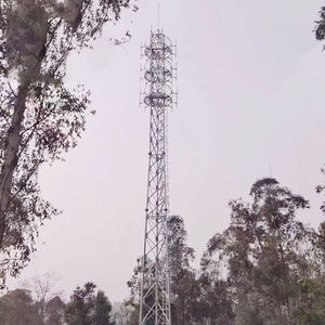 Tour d'antenne de télécommunication tubulaire en acier galvanisé à 3 pattes autoportante - Product Image 6