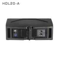 Système audio professionnel actif HDL20A 8 ohms, enceintes line array extérieures en métal et plastique 500W