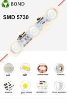 Module LED étanche IP68 Corée 160 degrés 3 LED 1,5W IP68 12V ABS Injection Lettres de canal rétroéclairées SMD 2835 Module LED