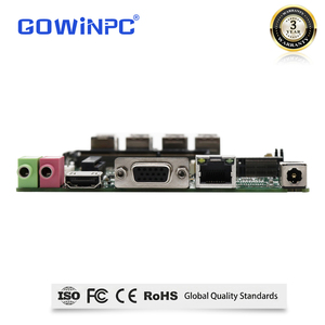Carte mère embarquée Intel Bay Trail J1900 12x12cm DDR3L monocanal double 8 USB Win7 Win10 Linux - Product Image 4