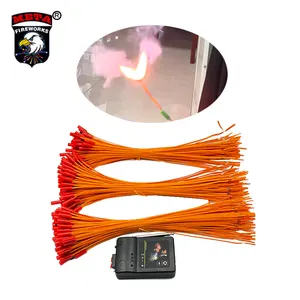 Eco-friendly safety fuse fireworks party stage fire machine remote firing Testa di accensione 30cm Electronic Ignition Head