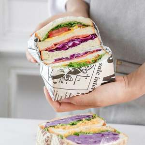 Custom Logo Printed PE Coated Deli Meat Hamburger Frie <b>Burger</b> Sandwich Wrap Wax Sheets Food <b>Wrapping</b> Greaseproof <b>Paper</b> - Product Image 4