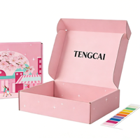 Coffret Cadeau Beauté Naturelle Personnalisable avec Logo, Emballage Ondulé Écologique, Lamination Mate, Gaufrage, Doublure Éponge, Recyclable, Soins Personnels
