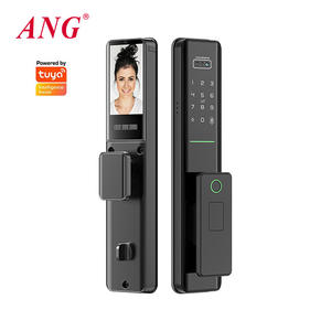फेस आईडी डोर लॉक डिजिटल फिंगरप्रिंट इलेक्ट्रॉनिक एल्यूमीनियम मिश्र धातु स्मार्ट पूरी तरह से स्वचालित ट्या वाई-फाई पाम शिरा दरवाजा लॉक - Product Image 6