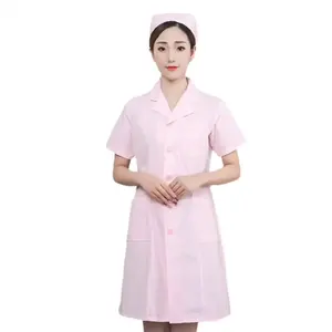 Ensemble deux pièces d'uniforme médical (médecin/infirmière) – Blouse blanche à col <span class=keywords><strong>Peter</strong></span> Pan ou demi-col unisexe - Product Image 3