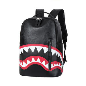 Sac à dos noir de couleur unie pour hommes, sac de voyage de grande capacité 36-55L, Style Street, utilisation quotidienne, printemps 2022 - Product Image 1