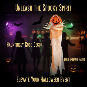 Teschio in Polistirolo per Halloween, Teschi Horror Elettrici, Teschi in Plastica per Decorazioni da Giardino - Product Image 3