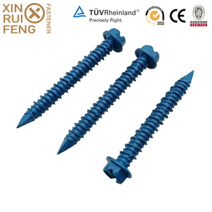 Vis d'ancrage XRF à tête hexagonale pour béton et maçonnerie, vis bleue pour béton et maçonnerie, pour l'ancrage dans le béton - Product Image 2