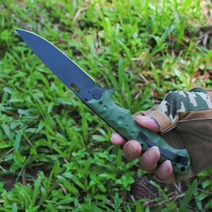 Cuchillo de Caza para Exteriores, Hoja 4Cr13, Cuchillo Plegable Táctico de Supervivencia para Camping y Senderismo, Herramienta EDC con Mango de Nailon - Product Image 3