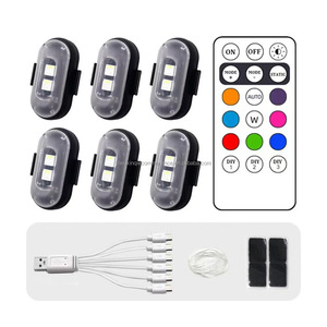 USB có thể sạc lại cảnh báo đèn LED Strobe đèn điều khiển từ xa xe ô tô động cơ nhấp nháy khẩn cấp - Product Image 3