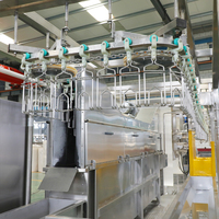 Usine compacte de machine de traitement de volaille d'équipements d'abattage de poulet 300-800Bph