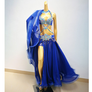 High-End Handmade Women's Plus Size Oriental Belly <strong>Dance</strong> Performance Suit Sexy Printed Stage <strong>Dresses</strong> for <strong>Ballroom</strong> Wear New - Product Image 4