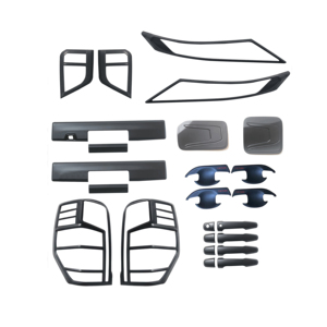 Accesorios Negros para Mitsubishi Triton L200 2021 <span class=keywords><strong>2022</strong></span>, Adhesivos Decorativos para el Interior del Vehículo, Cubierta para Faros Antiniebla - Product Image 2