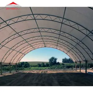 Kanada Zelt fabrik 30 x60ft Wind Load Schuppen Gebäude Angels chirm mit Schutz vorgefertigten Hangar zu verkaufen