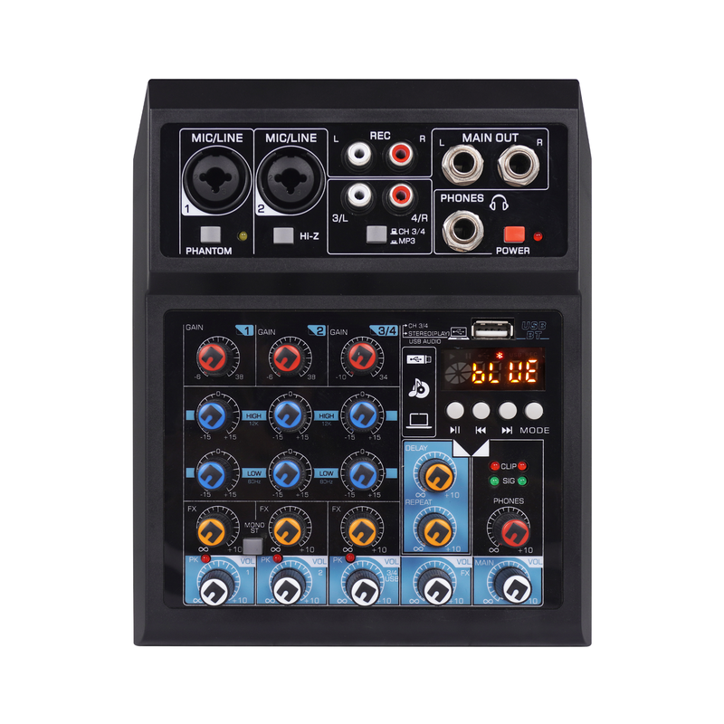 8 Channel Professional Adjustable Audio Mixer
