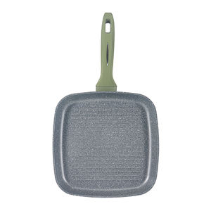 กระทะย่างอลูมิเนียมทรงสี่เหลี่ยมขนาด26ซม. ไม่ติดกระทะสำหรับทำอาหารตั้งแคมป์โลหะกระทะทอดไข่และสเต็กจากหินแกรนิต - Product Image 3