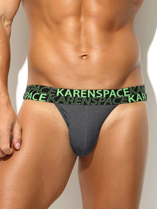 Slip G-String da <span class=keywords><strong>Uomo</strong></span> con Apertura Posteriore, in Cotone ad Asciugatura Rapida, Intimo Traspirante a Vita Bassa, Sexy, Taglie dalla S alla XL - Product Image 6