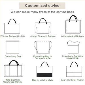 Холщовая сумка-тоут с длинными ручками и индивидуальным логотипом, экологичная, для покупок - Product Image 5