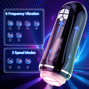 Masturbateurs à modes de vibration multiples, jouet sexuel, masturbateur automatique pour hommes, vibrateur masculin, jouets sexuels pour la stimulation du pénis - Product Image 2