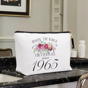 Borsa Trucchi in Tela con Cerniera, Regalo di Compleanno Divertente, Astuccio Cosmetico Portatile alla Moda da Viaggio <span class=keywords><strong>per</strong></span> Nonna e Mamma - Product Image 1