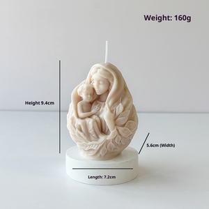 Sıcak satış anneler günü heykel kokulu mum ev süsler fotoğraf sahne festivali hediyeler - Product Image 4