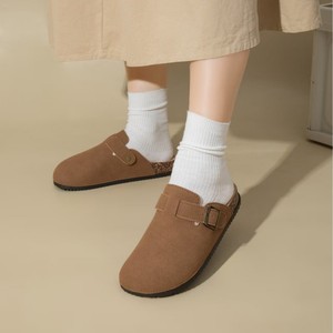 2026 New Arrival Women's Toe Covering <b>Half</b> Platform Comfortable Breathable <b>Slip</b>-on Casual Retro for Sandals for Autumn - Product Image 4