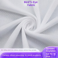 Tissu effet œil-de-perdrix 100 % acrylique, épais, style moderne, séchage rapide, pour maillot de sport d'entraînement à manches courtes
