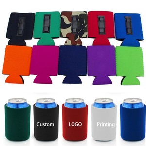 2025 Impresso Isolado À Prova D' Água Magro Stubbie Titular 12 oz Cor Sólida Neoprene Pode Ímã Stubby Cooler Beer - Product Image 6