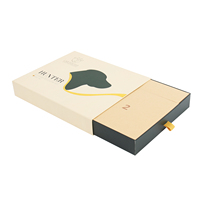 Boîte cadeau rigide personnalisée avec manchon et ruban, emballage en carton de luxe pour l'électronique et les coffrets cadeaux