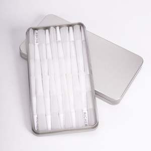 Custom Brand 109 Refined White Pre <b>Roll</b> Cone Papers with Paper Tip Bulk <b>Box</b> 64 Piece Per Case - Product Image 3