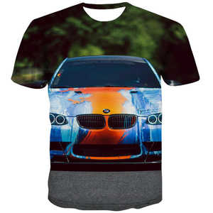 Novità t-shirt in metallo auto da corsa 3D città t-shirt grafiche Vintage grigie da uomo personalizzate Private Label Dropshipping - Product Image 4