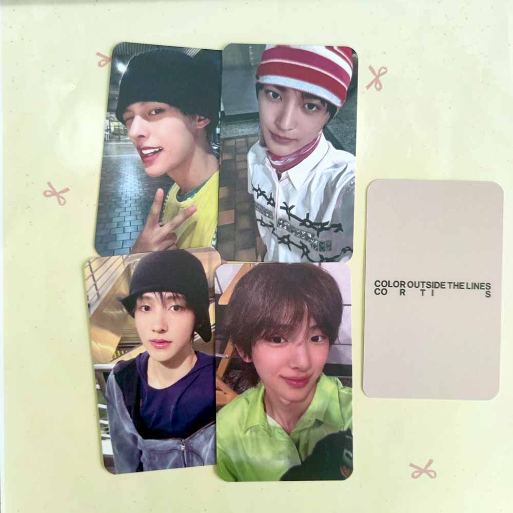 KPOP CORTIS COLOR OUTSIDE the LINES Mini Album Photocards