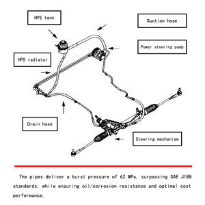 Ford Mondeo için OEM 7G913A212XD yüksek basınçlı hidrolik direksiyon hortumu <span class=keywords><strong>2.3</strong></span> hidrolik direksiyon pompaları kazanır - Product Image 5