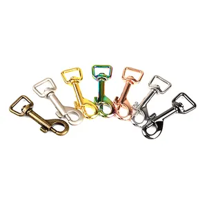 Fermoir pour laisse de chien Clips à mousqueton robustes Laisses pour animaux de compagnie Boucle à ressort pour relier le collier pour animaux de compagnie