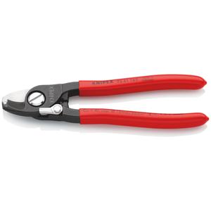 KNIPEX 95 41 165 Coupe-câbles avec revêtement en plastique bruni 165 mm - Product Image 1