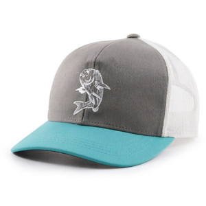 หมวกเบสบอลปักลายปลาแบบกำหนดเอง หมวกแก๊ปธีมตกปลา หมวกทรัคเกอร์ หมวกเบสบอล 6 แผง สำหรับทุกเพศ - Product Image 2