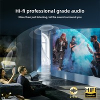 Hotack Promotion X5AR Projecteur Full HD 5000 Lumens 8K LCD Smart Android 14 2Go/16Go Portable Home Cinéma Jeux