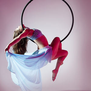 Aro de Acrobacias de Acero Inoxidable Hueco para Yoga Aéreo y Pole Dance - Product Image 6