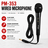 Microphone dynamique filaire JINJUE PM-353, prix d'usine, microphone professionnel pour le chant en KTV, les spectacles sur scène