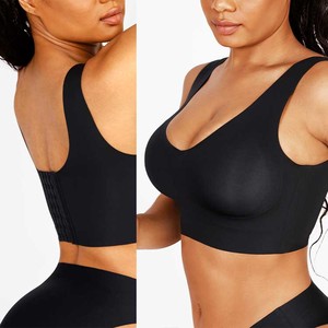 In Stock Seamless Body Shaper Deep Cup Bra Hides Back Fat Deep Cup Bra Seamless Shapewear Bra