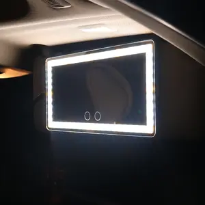 Hot Sale On Smart Sensor SK1912B Square 3 Colors Light LED Car Mirror